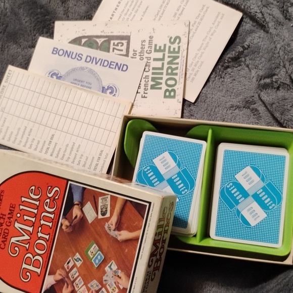 Vintage Parker Bros. French Card Game- Mille Bornes - Picture 3 of 3